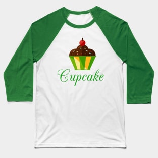 Cupcake Baseball T-Shirt